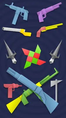 Origami Weapons Swords & Guns android App screenshot 7